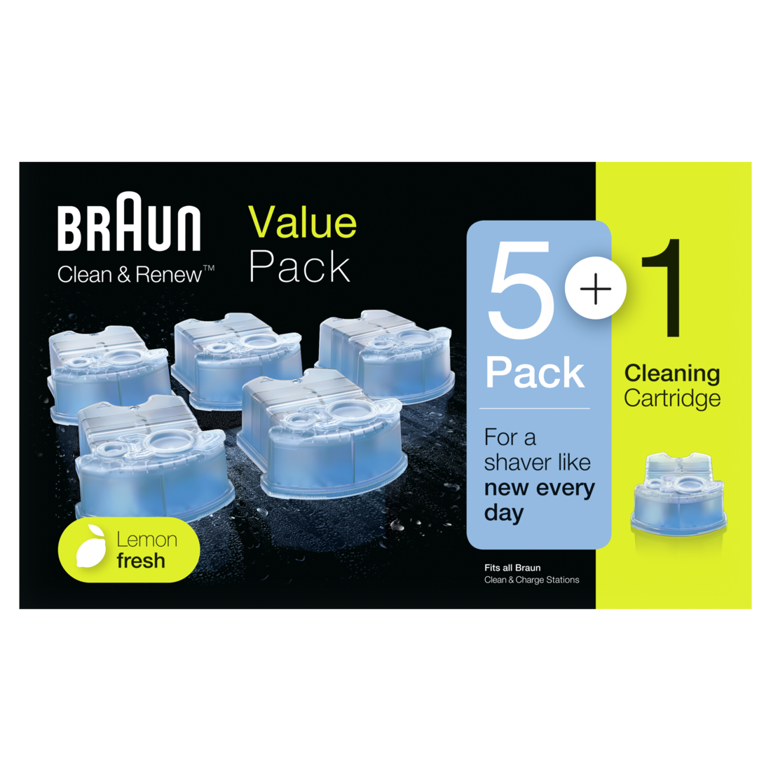 Braun Reinigungskartusche CCR 6 Stück, 34,00 CHF